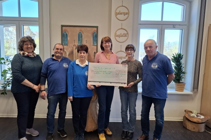 Spende 1000 Euro / Frankenstein-Gemeinde